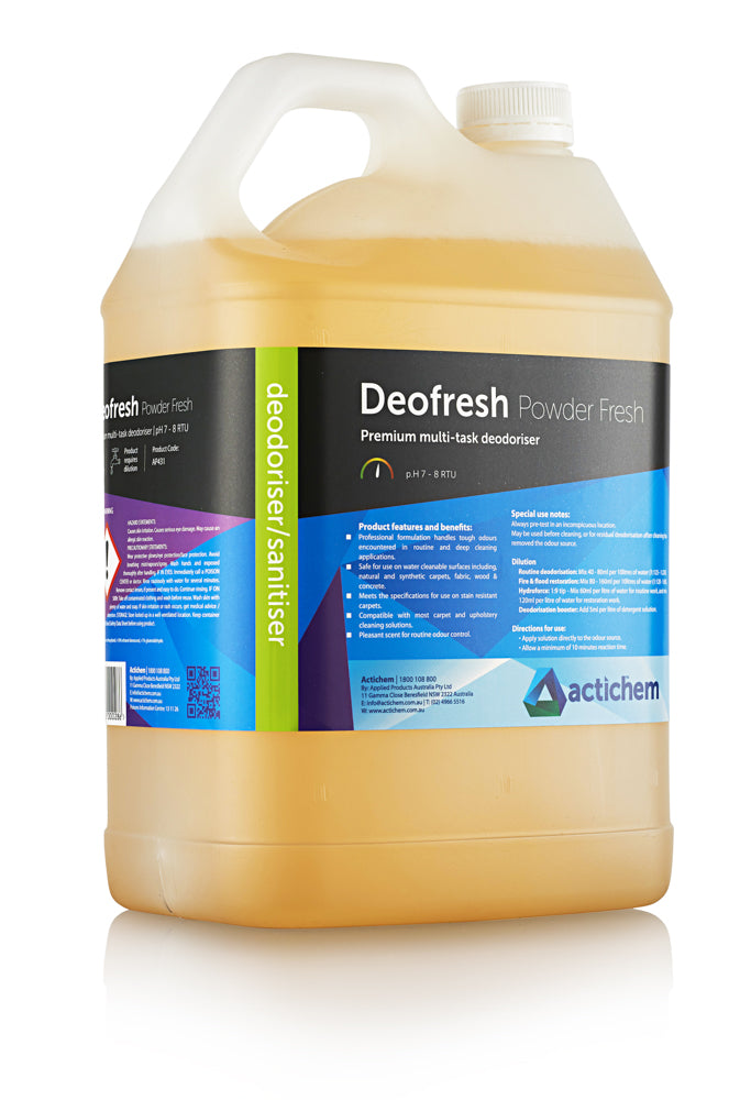 Actichem Deofresh Powder Fresh – Tasmanian Cleaner’s Specialist