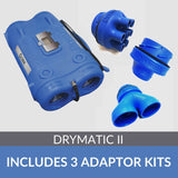 Drymatic II MKII includes Y-Piece Kit, Injection + Kitchen Kit and Exhaust Adaptor Kits