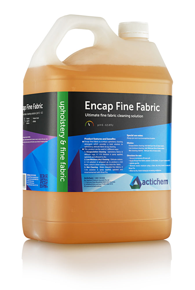 Encap Fine Fabric Upholstery Cleaner – Tasmanian Cleaner’s Specialist